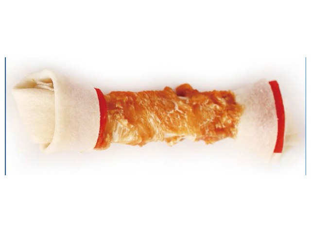 7-inch Rawhide Knot Twisted by Chicken VPC-52 - Chicken Jerky dog treats OEM from China