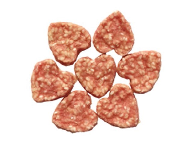 Heart-Shaped Duck Chip with Rice VPD-19 - Duck Jerky dog treats OEM from China