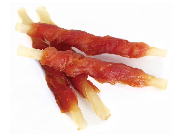 Cowheel Stick Twisted by Duck VPD-26 - Duck Jerky dog treats OEM from China