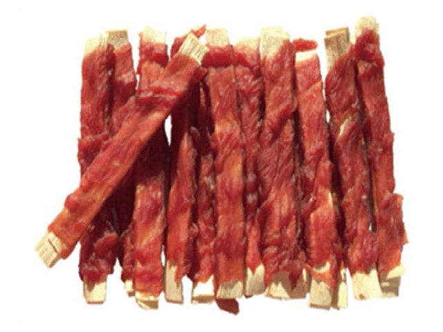 Cod Slice Twisted by Duck VPF-03 - Fish Jerky dog treats OEM from China