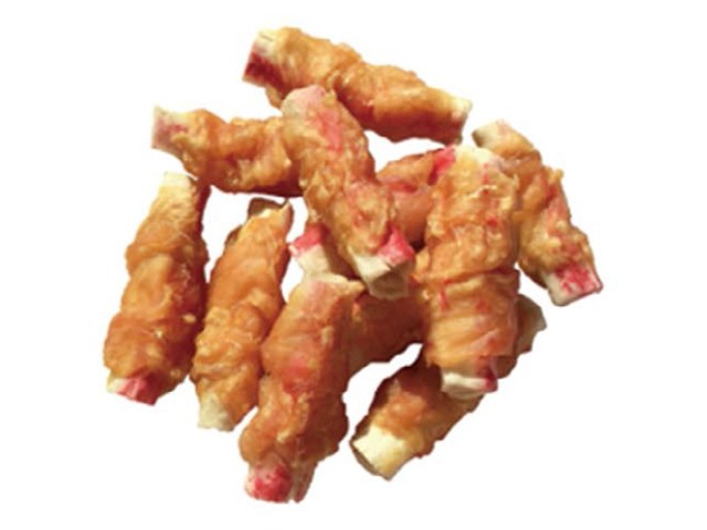 Crab Stick Twisted by Chicken VPF-20 - Fish Jerky dog treats OEM from China